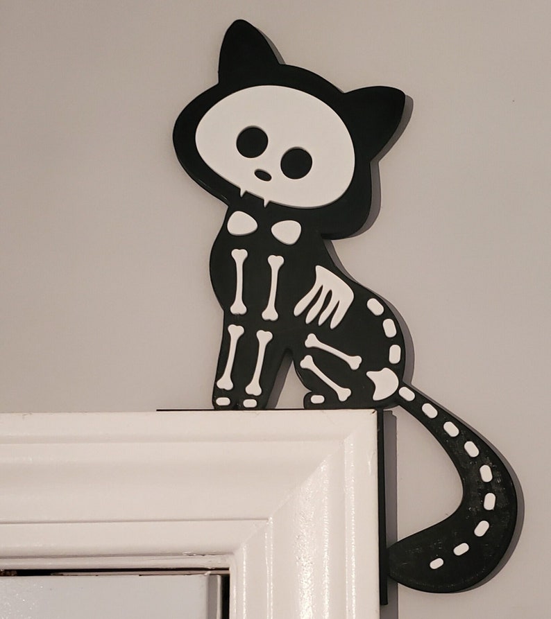 🎃Cat and Pumpkin Halloween Door Topper