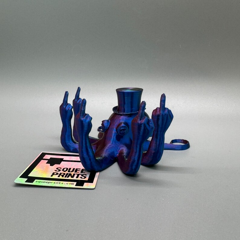  Middle Finger Octopus