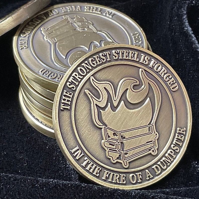 🔥Dumpster Fire Challenge Coin 