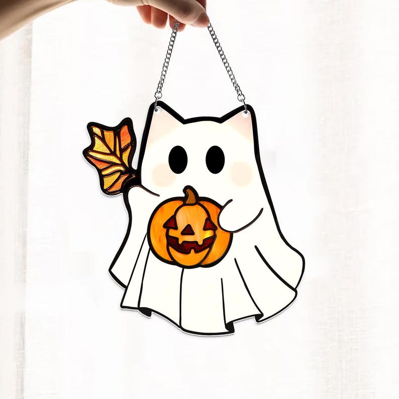 👻Cute Ghost Suncatcher