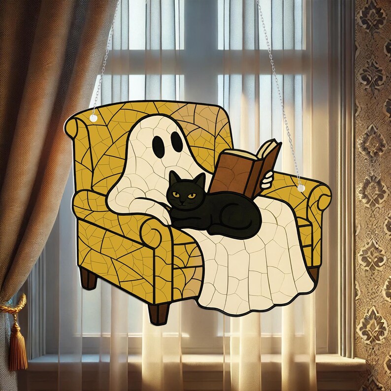 👻Cute Ghost Suncatcher
