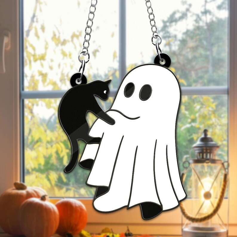 👻Cute Ghost Suncatcher
