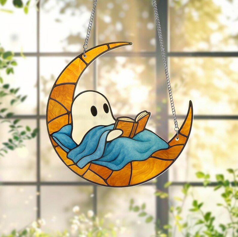 👻Cute Ghost Suncatcher