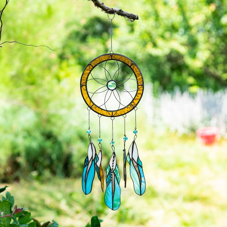 🔥🔥2025 Mother's Day Gift 50% Off--Cute Feather Dreamcatcher  Suncatcher Ornament