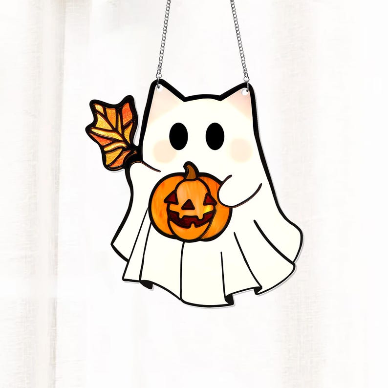 👻Cute Ghost Suncatcher
