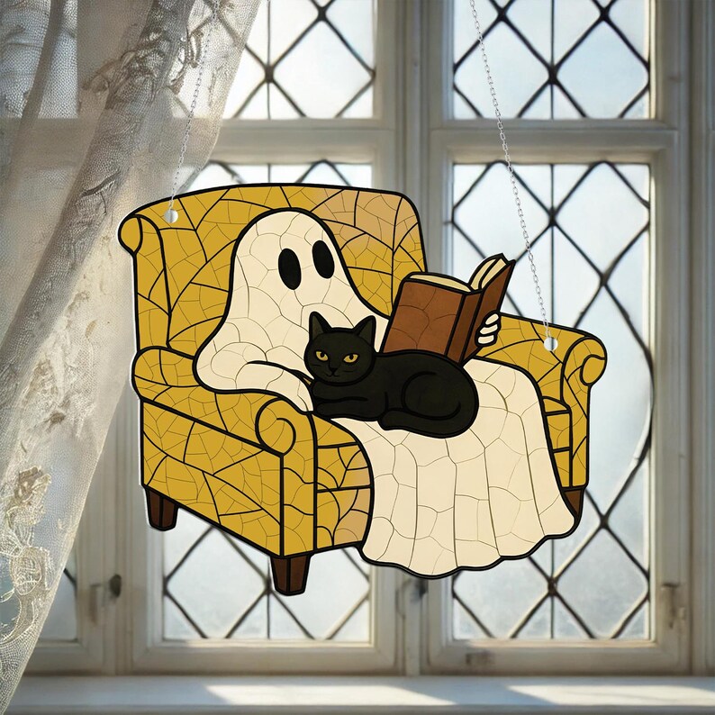 👻Cute Ghost Suncatcher