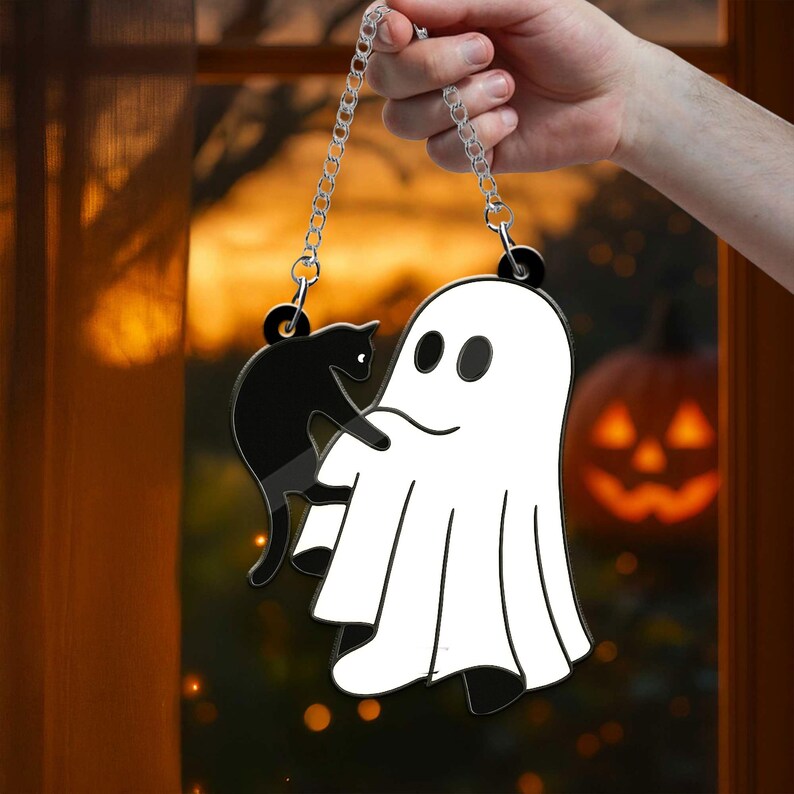 👻Cute Ghost Suncatcher