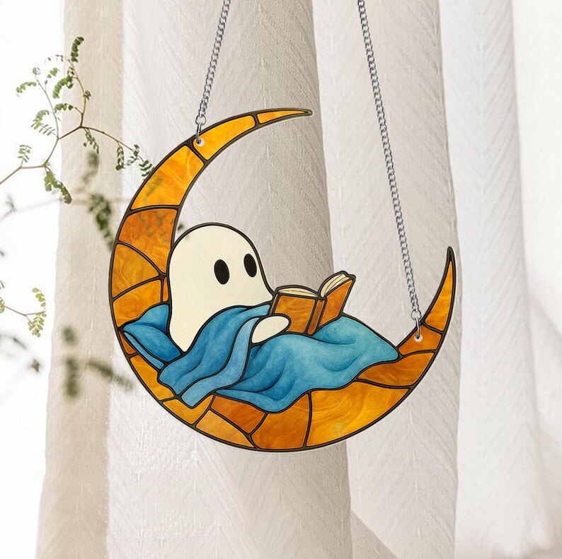 👻Cute Ghost Suncatcher