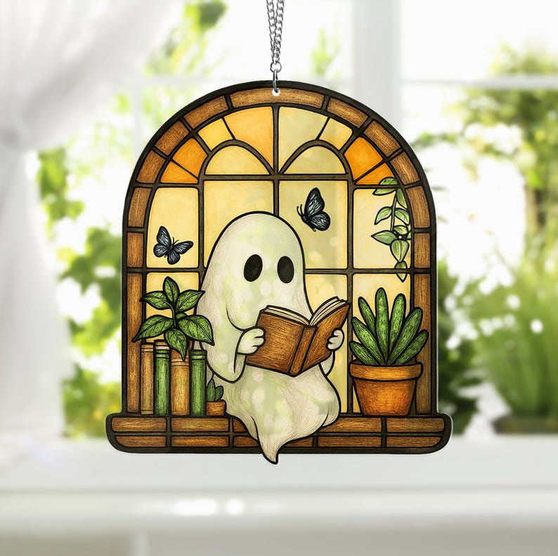👻Cute Ghost Suncatcher