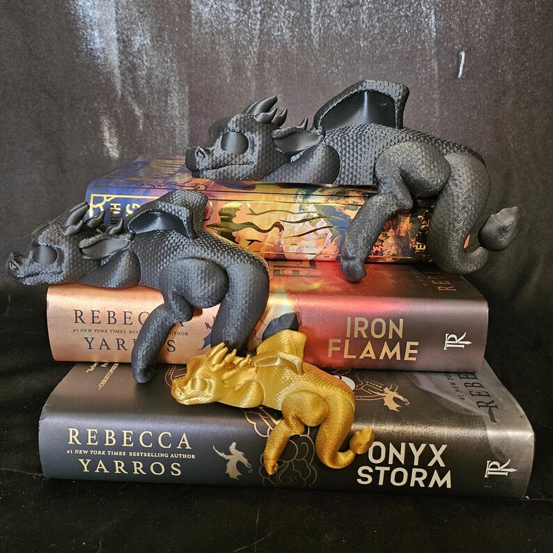 📚3D Printing Sleeping Bookshelf Dragon