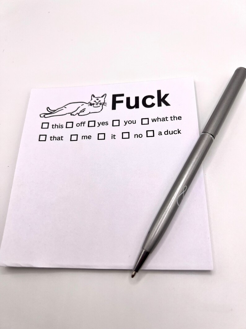 Fresh Outta Fucks Pad and Pen