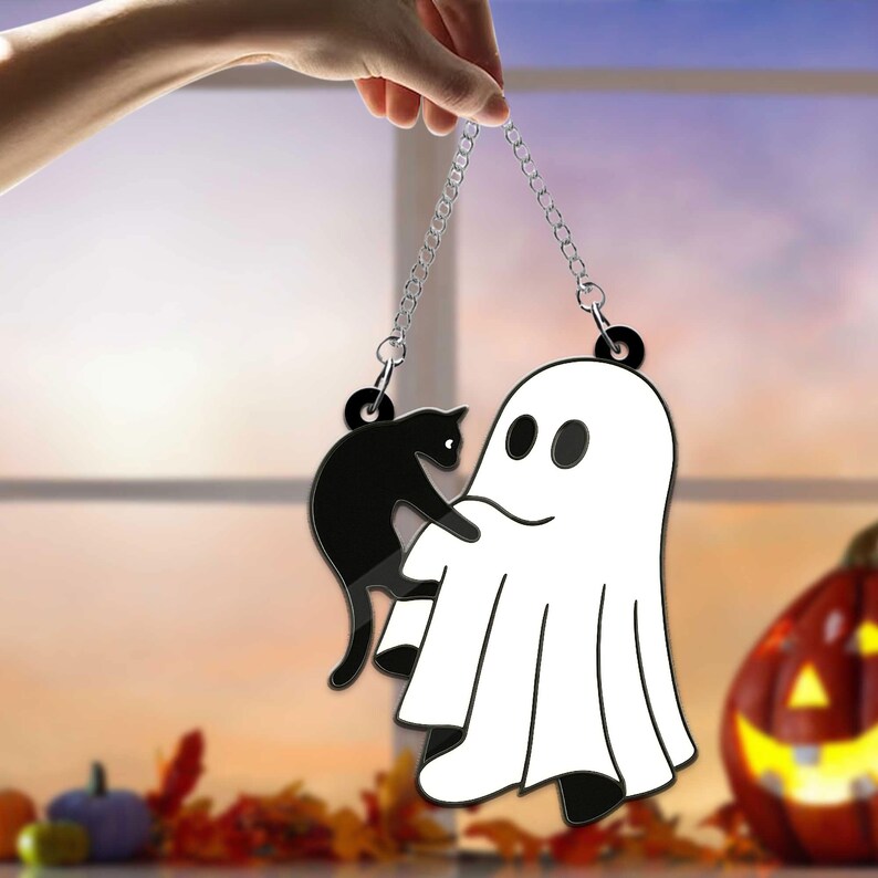 👻Cute Ghost Suncatcher