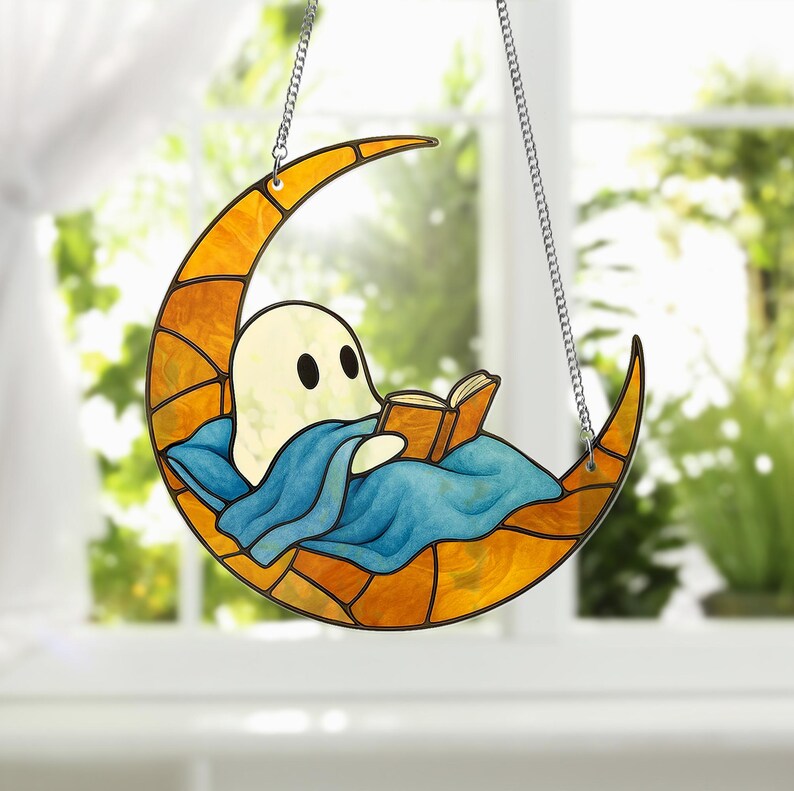 👻Cute Ghost Suncatcher