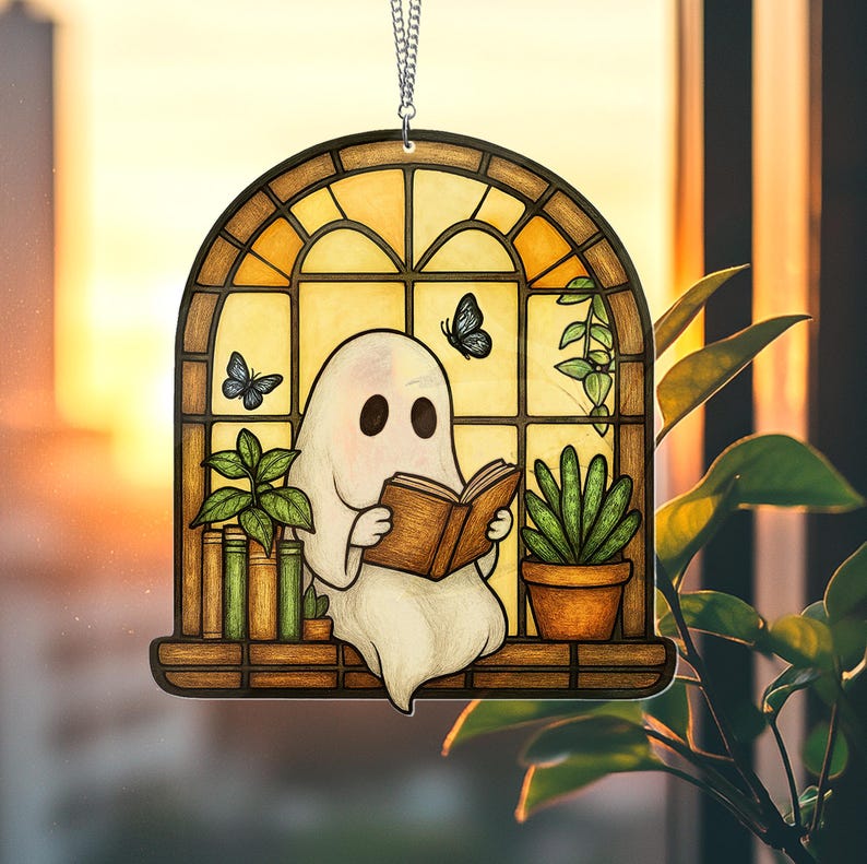 👻Cute Ghost Suncatcher