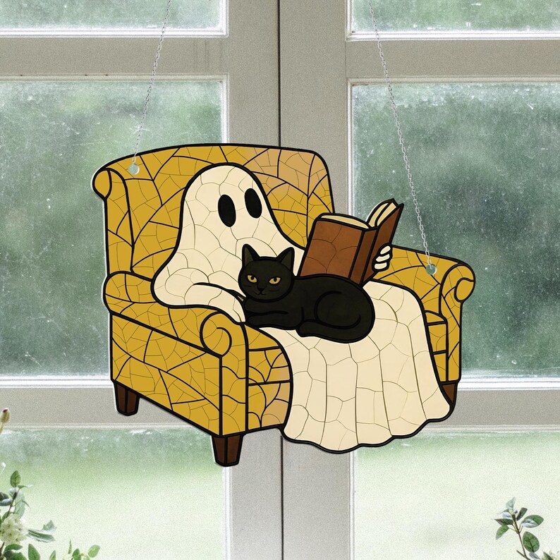 👻Cute Ghost Suncatcher