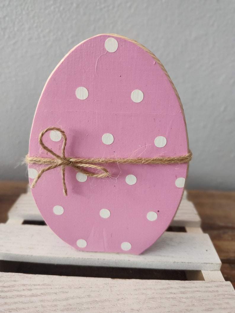 Wood Easter Egg