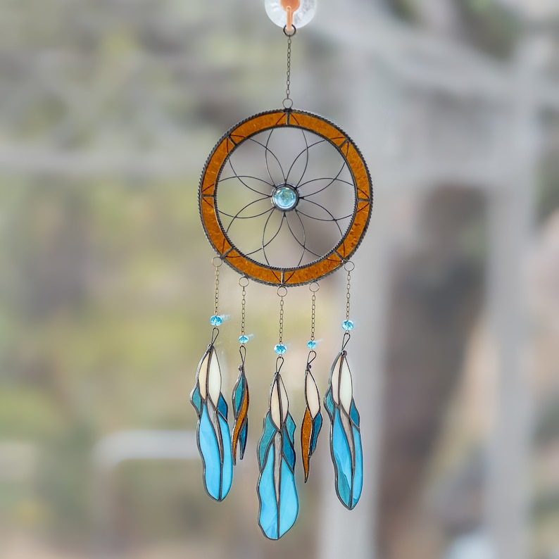 🔥🔥2025 Mother's Day Gift 50% Off--Cute Feather Dreamcatcher  Suncatcher Ornament
