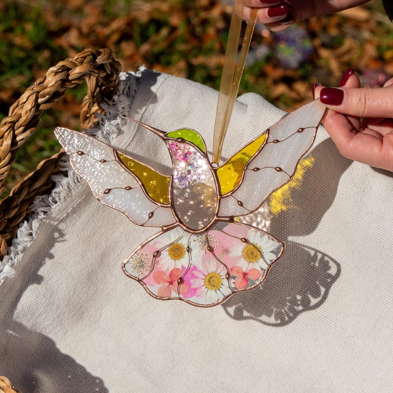 🔥🔥2025 Mother's Day Gift 50% Off--Hummingbird Suncatcher Ornament