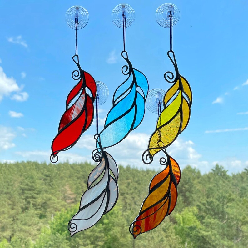 🔥🔥2025 Mother's Day Gift 50% Off--Feather Suncatcher Ornament