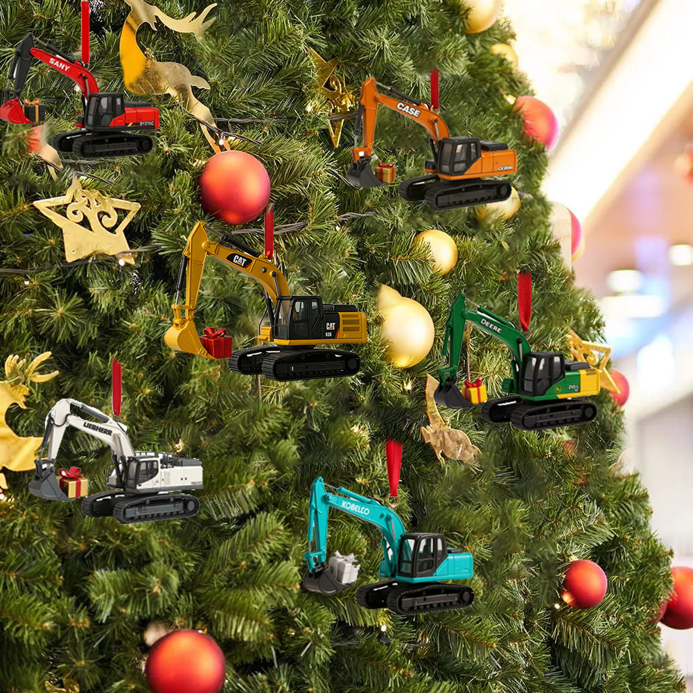 🌲Christmas Gift--Heavy Equipment Advent Calendar 2025 · 24 Die-cast Machines