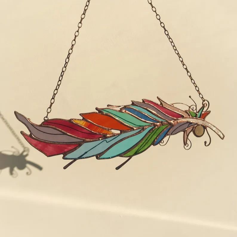 🔥🔥2025 Mother's Day Gift 50% Off--Feathers Suncatcher Ornament