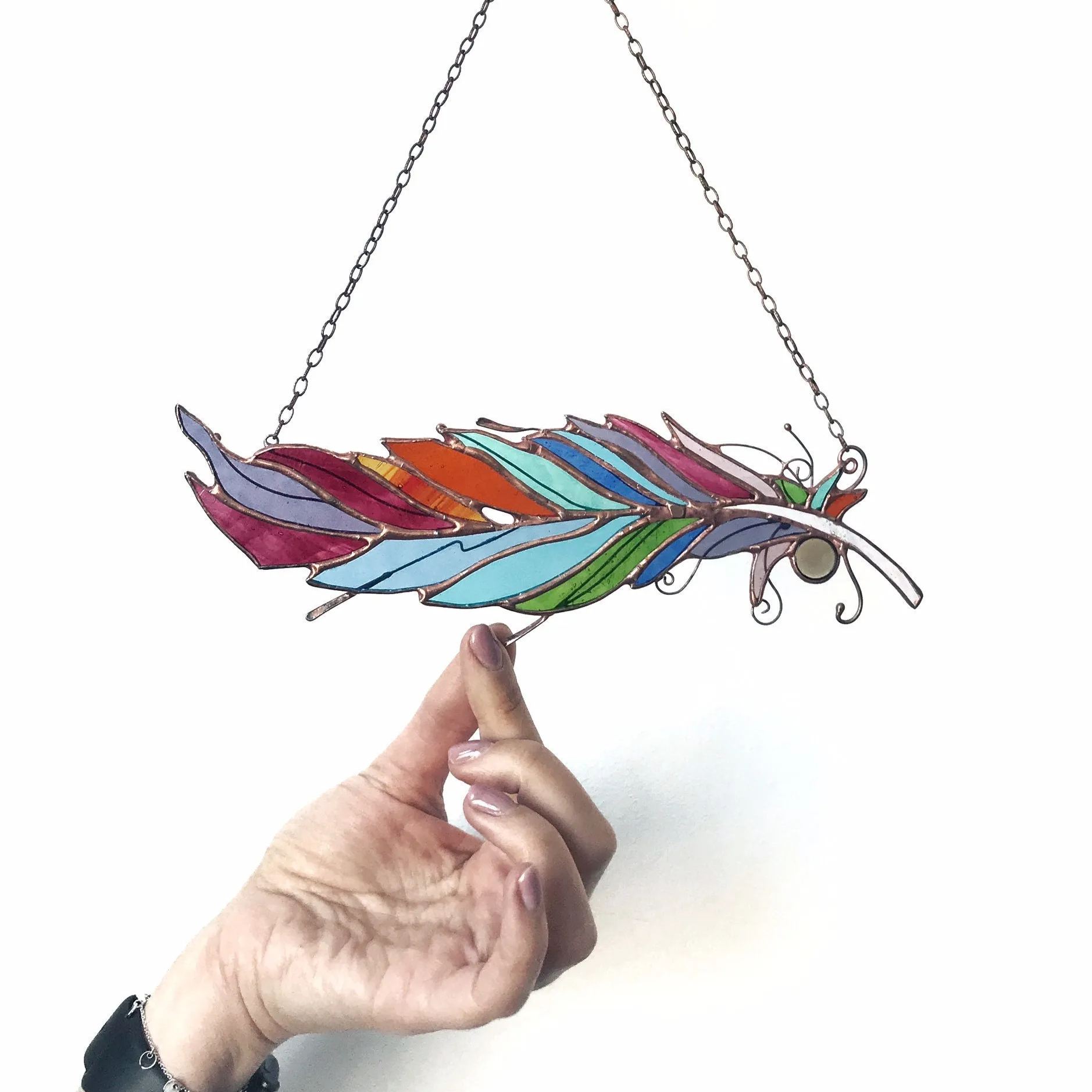 🔥🔥2025 Mother's Day Gift 50% Off--Feathers Suncatcher Ornament