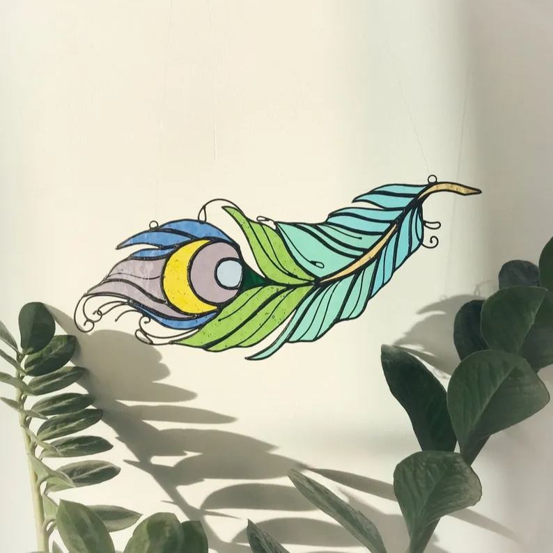 🔥🔥2025 Mother's Day Gift 50% Off--Feathers Suncatcher Ornament
