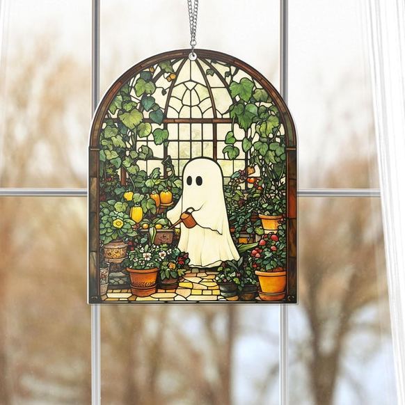 👻Cute Ghost Suncatcher