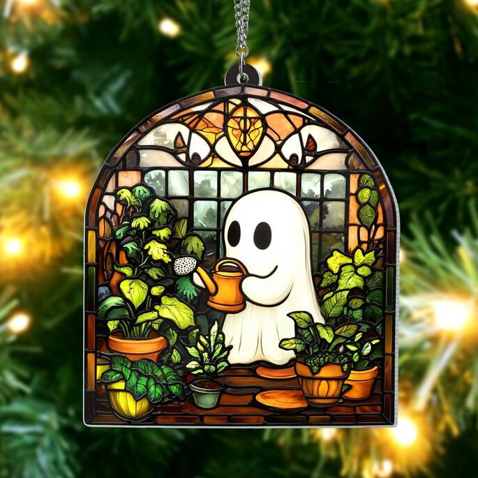 👻Cute Ghost Suncatcher
