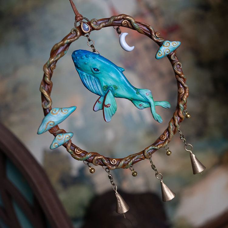 Animal Wall Hanging with Moonstone