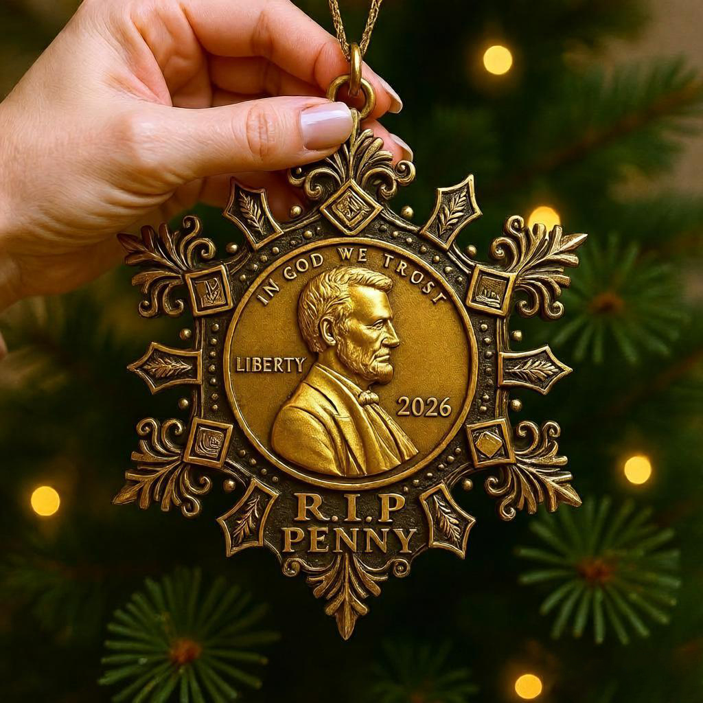 🔥 Black Friday 50% OFF--Final Cent Memorial Snowflake Ornament
