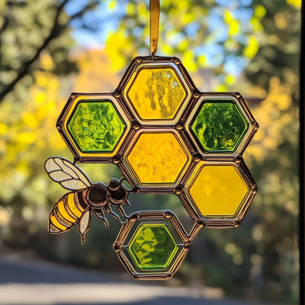 🐝Honey Bee Window Hangings