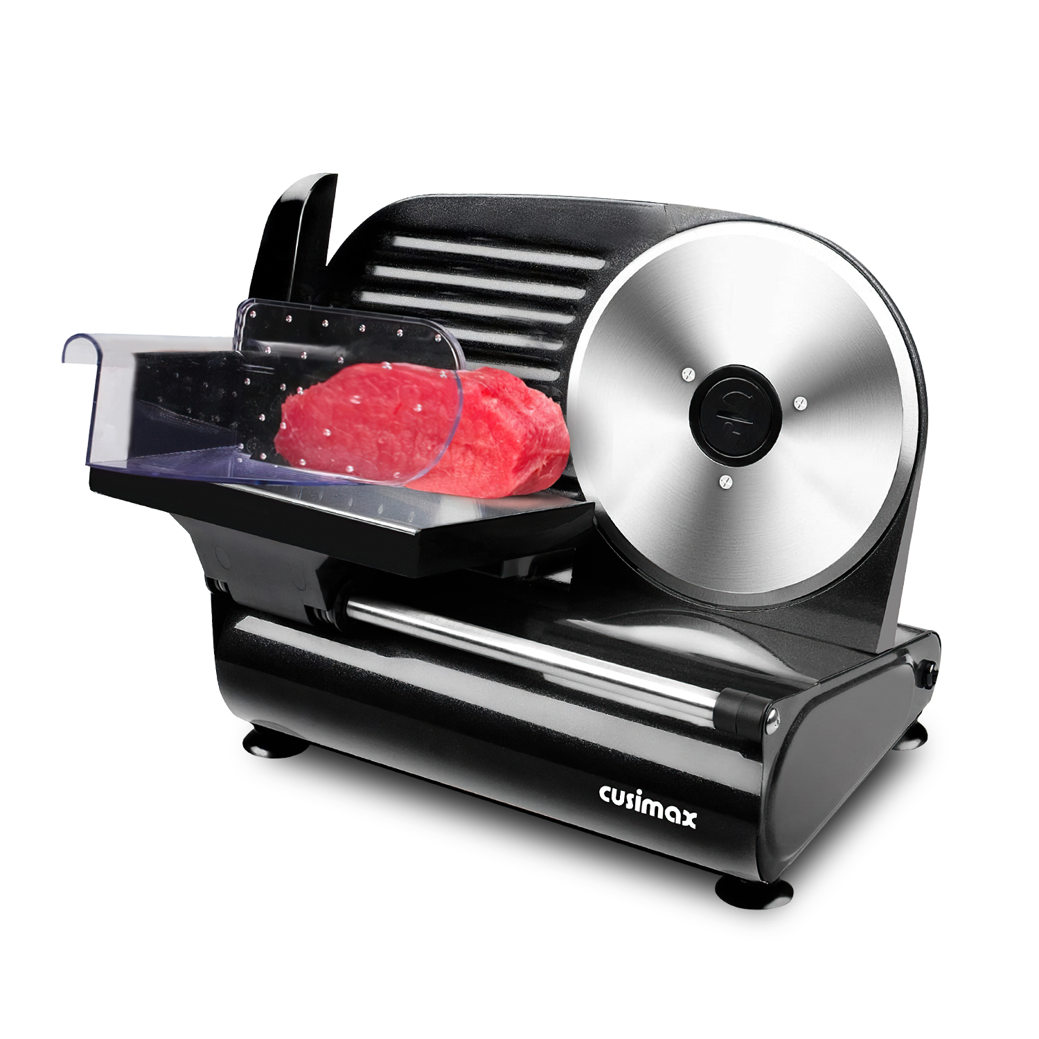 Cusimax 7.5 Inch Black Electric Deli Food Slicer(One Blade)