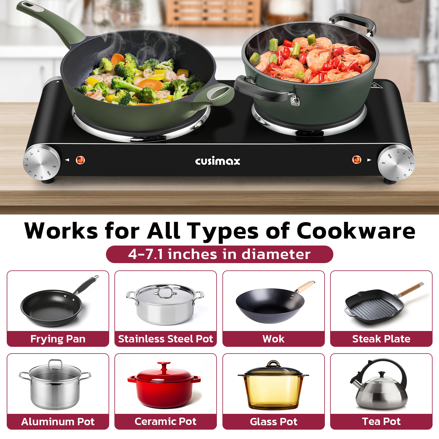 Cusimax Hot Plate - Thumbnail 2