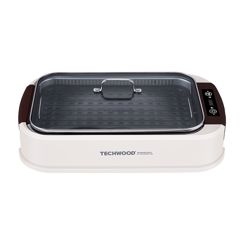 Cusimax Smokeless Indoor Grill Portable Electric Grill with Turbo Smoke Extractor Technology, Nonstick Removable Grill Pan, Glass Lid, 1500 Watts, Great for Homes and Party