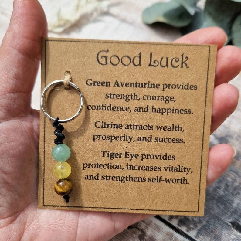 💖Healing Gemstone Keychain