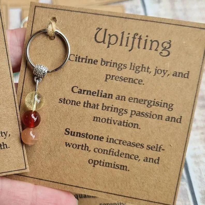 💖Healing Gemstone Keychain