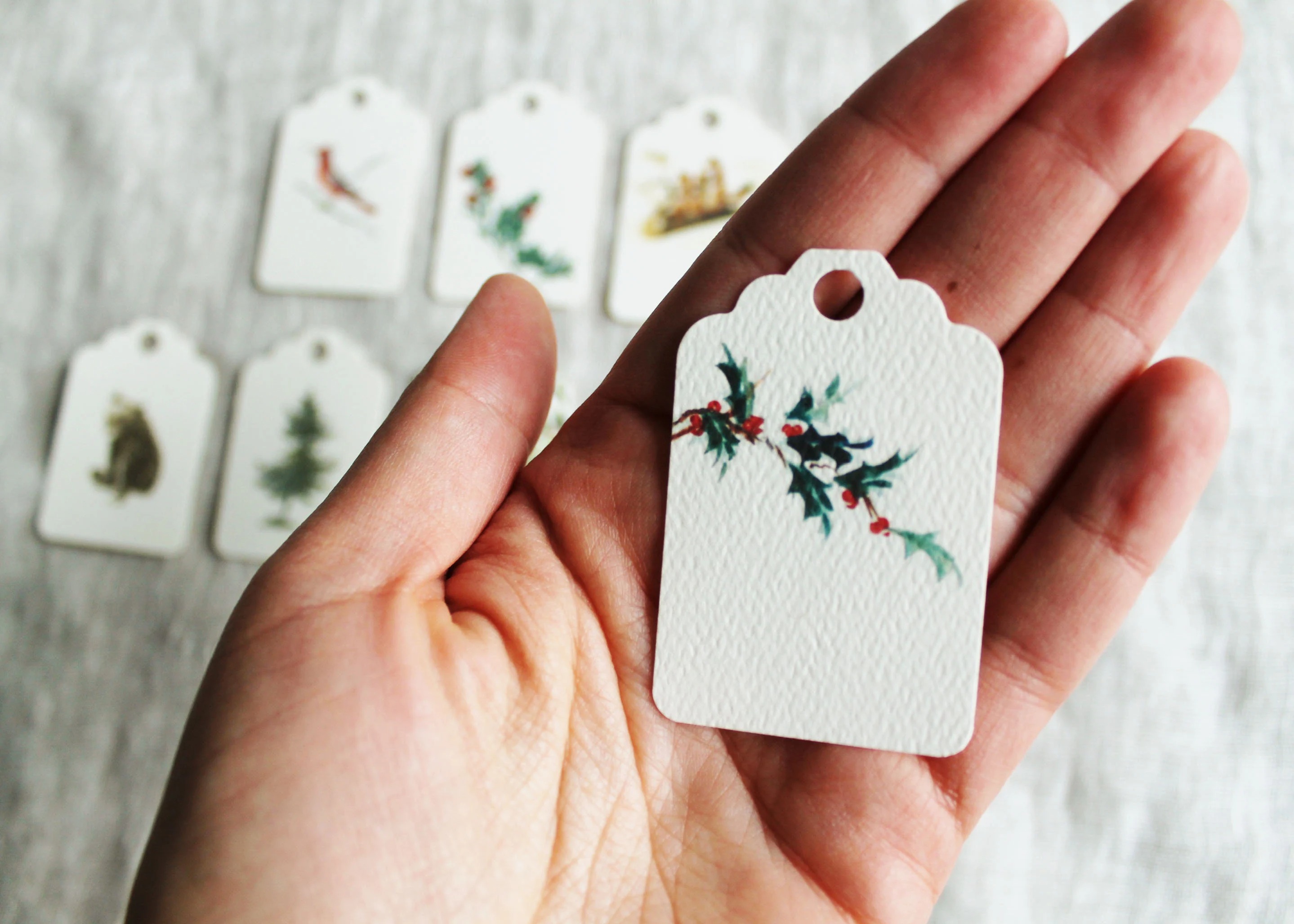 10 Pcs Holiday Gift Tags Variety Set
