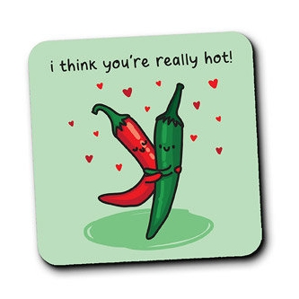 Food-Inspired Coasters - Funny, Novelty