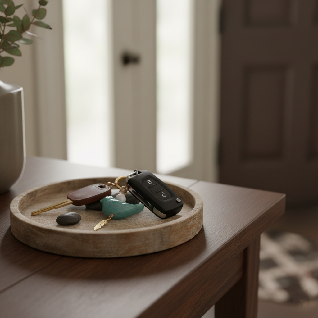 Song of Nature: Amazonite Bird Keychain for Peace & Courage