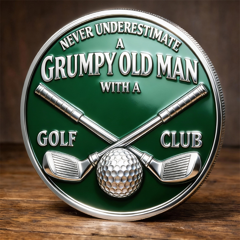 🏌️⛳Grumpy Old Man Golf Club Commemorative Coin