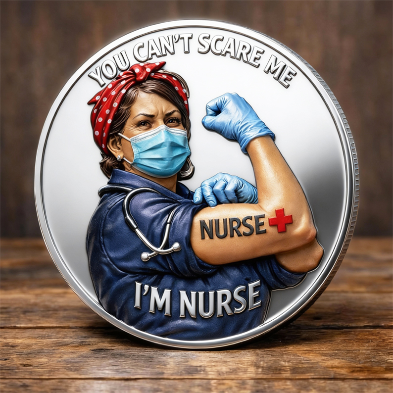 Grumpy Old Nurse Club Coin