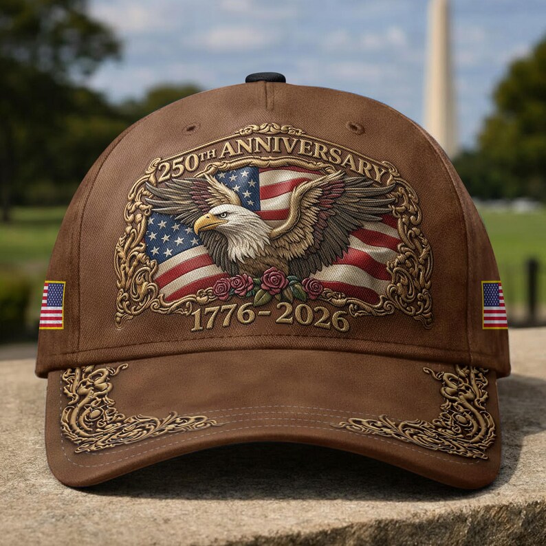 250th Anniversary USA – Patriotic All Over Printed Cap
