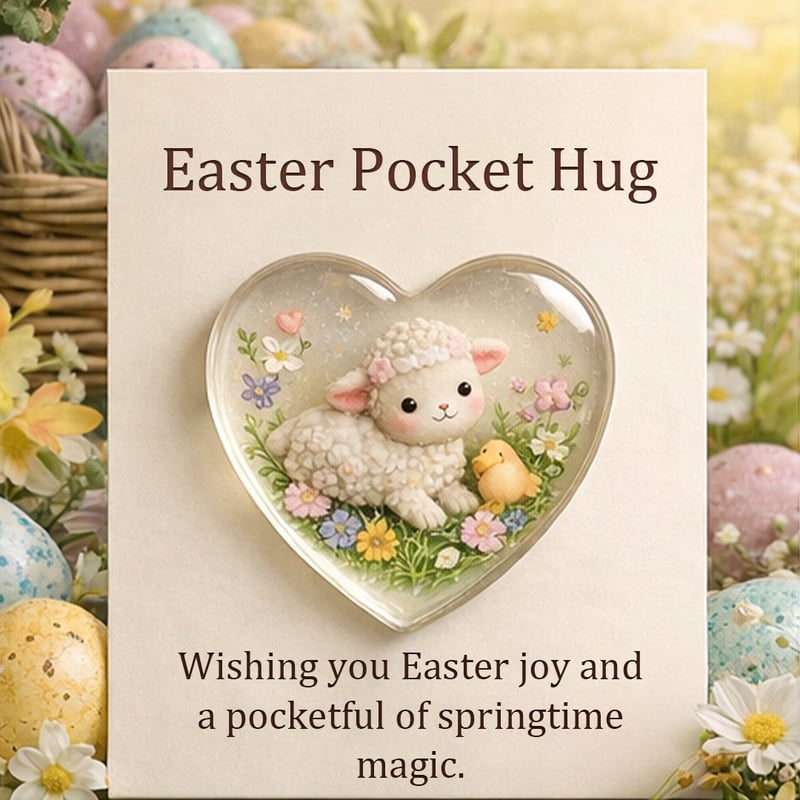 🐣💖Easter Pocket Hug – A Little Hug You Can Carry Anywhere