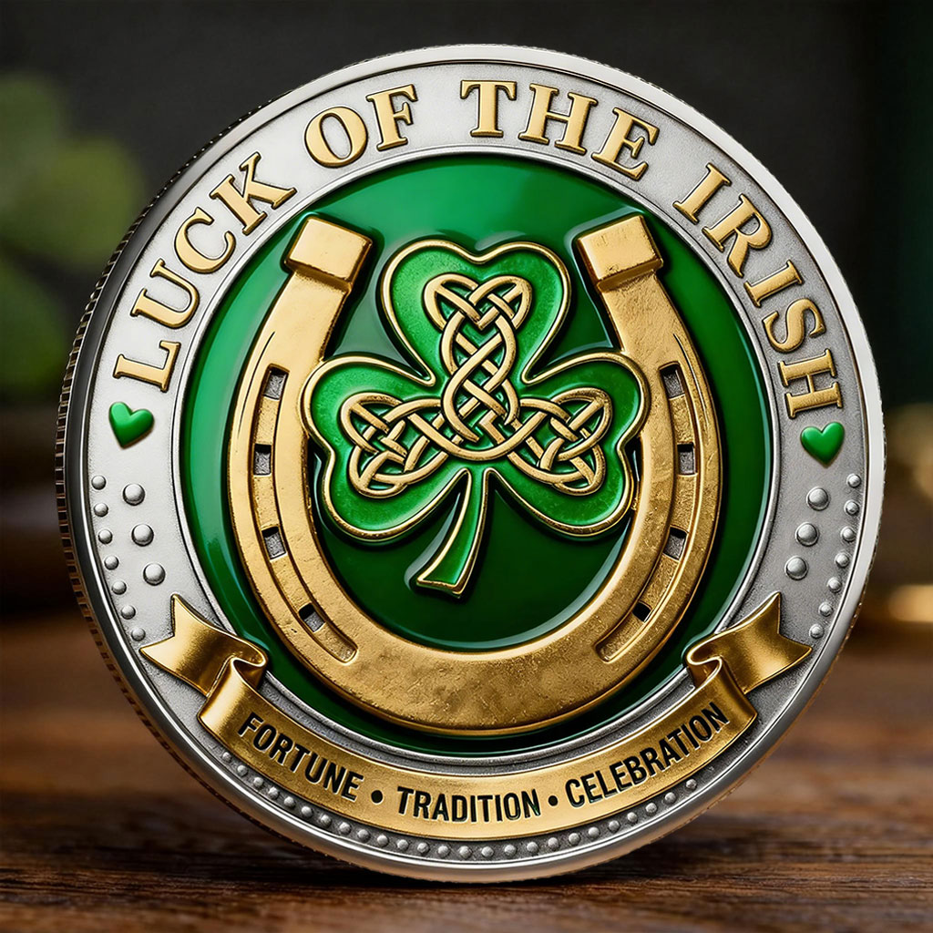☘💚St. Patrick’s Day Lucky Coin