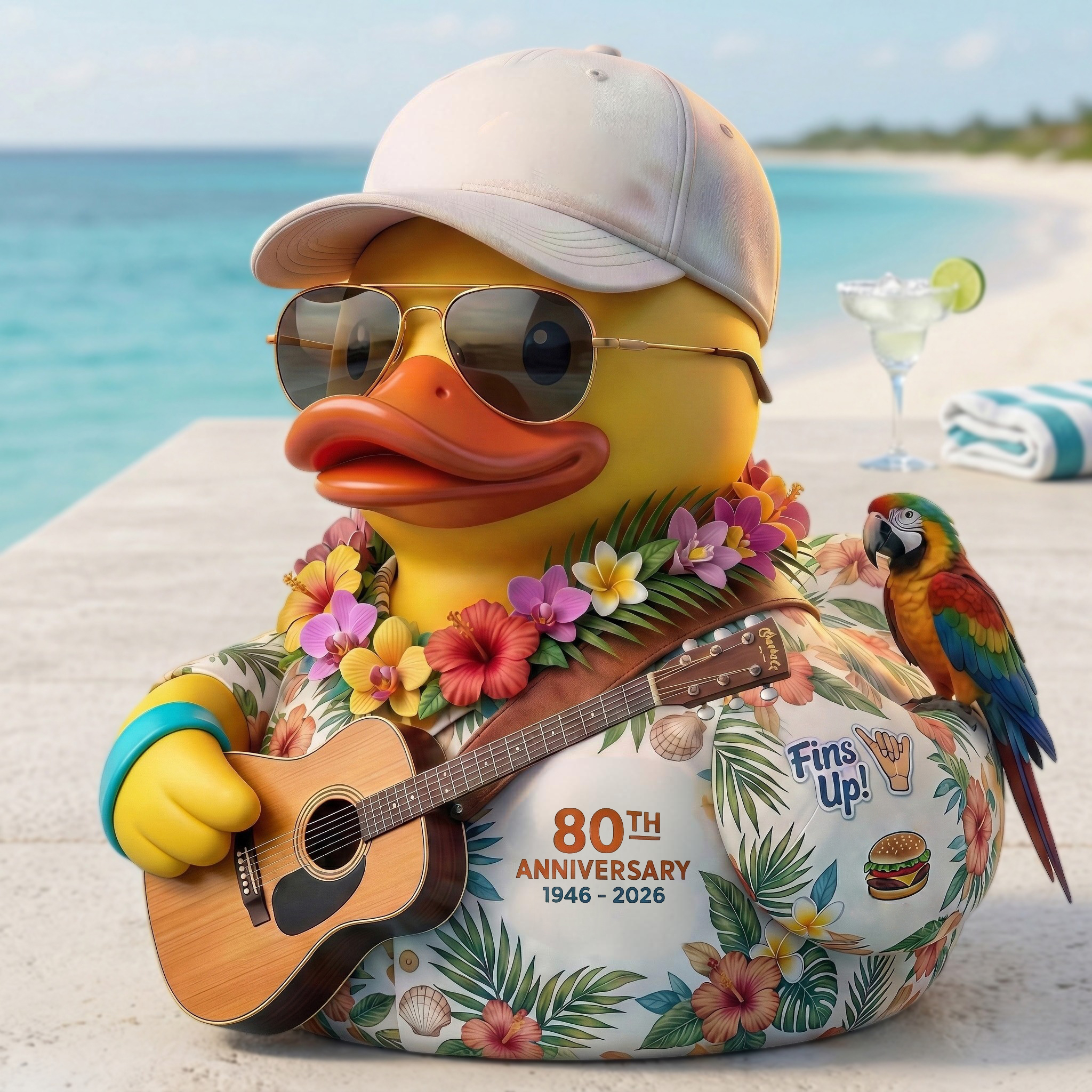 Jimmy Buffett 80th Anniversary Duck