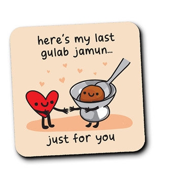 Food-Inspired Coasters - Funny, Novelty