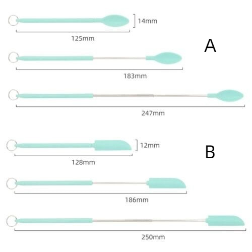🔥Mini Silicone Telescopic Spatula