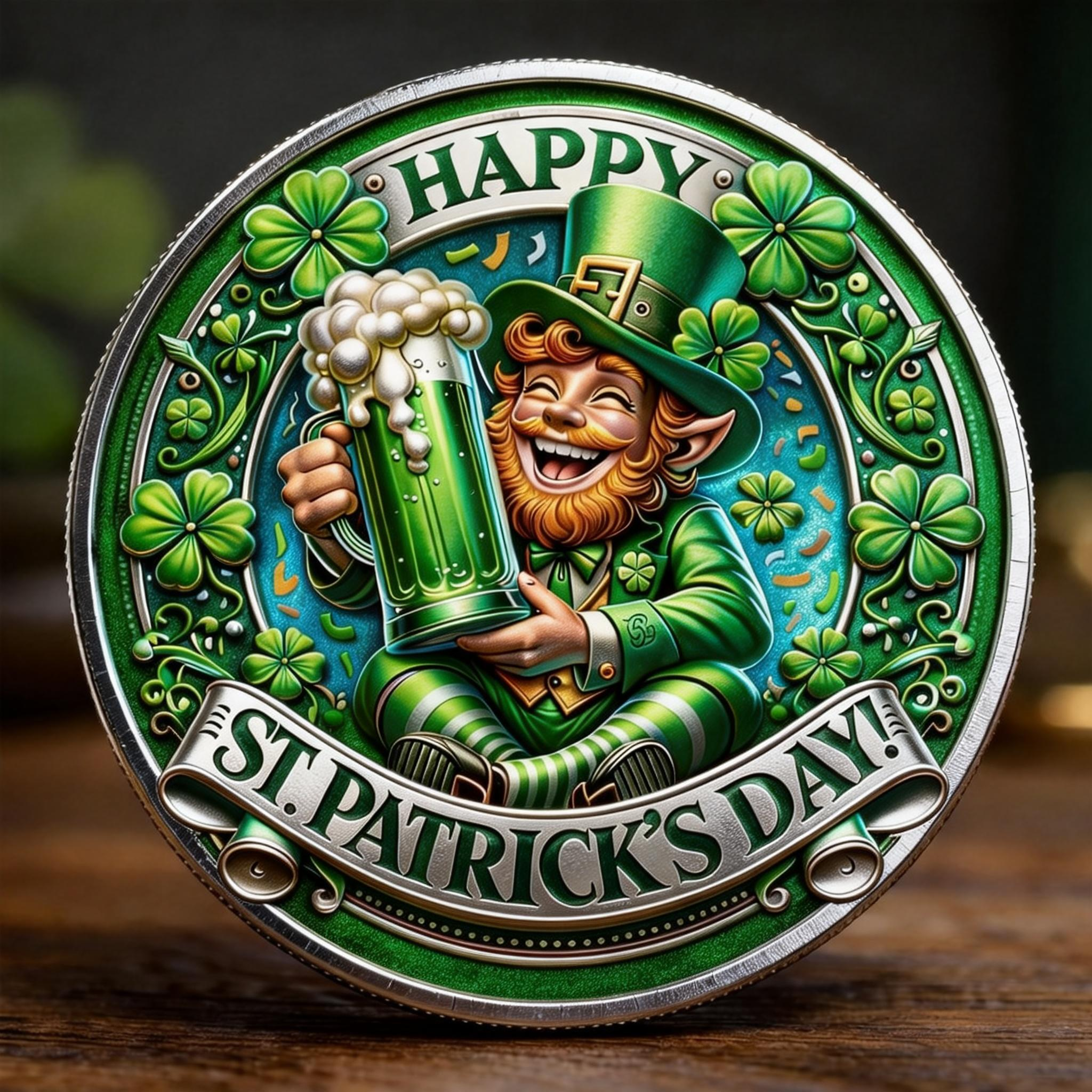 ☘💚St. Patrick’s Day Lucky Coin
