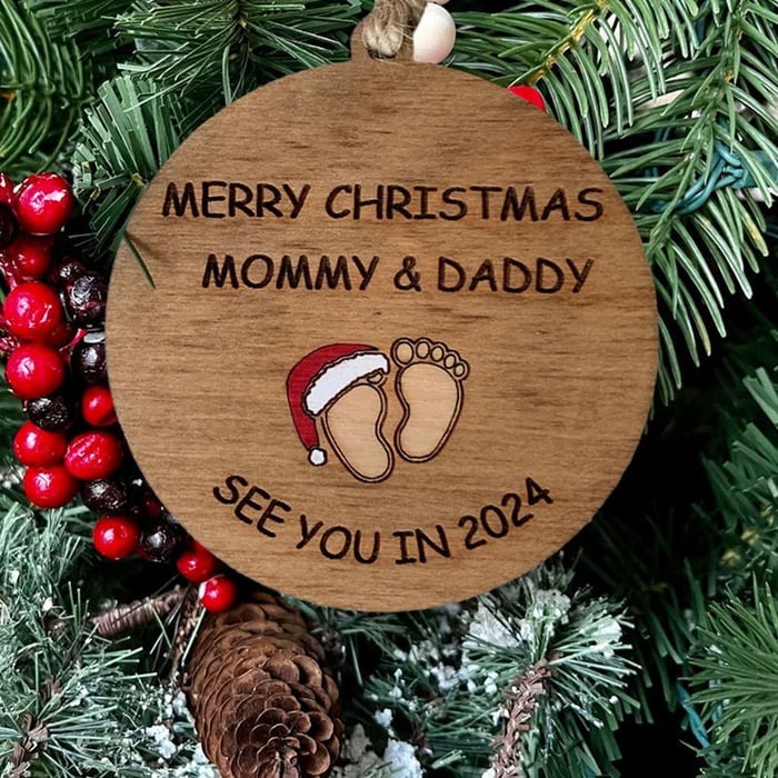 🎄See You in 2024 Christmas Tree Ornament